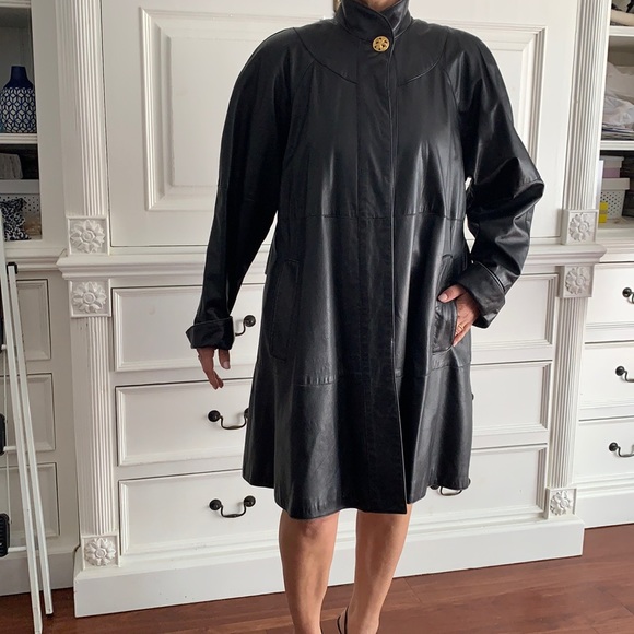 Arrow Vintage Leather Coat - Picture 1 of 7